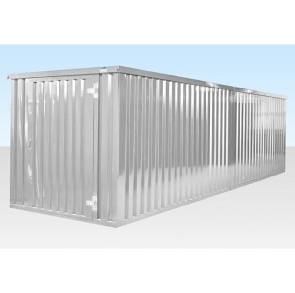 6M X 2.1M End Linked Flat Packed Container Bundle (Galvanised)