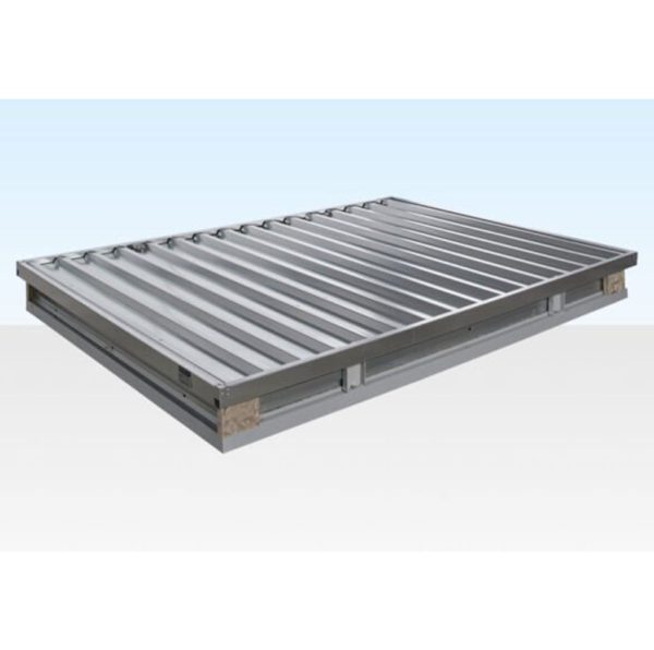 3M X 2.1M Flat Pack Storage Container – Galvanised - Image 4