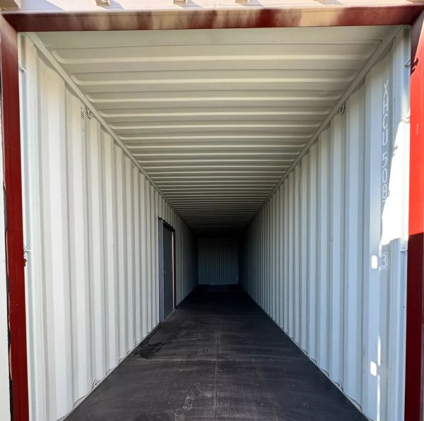 40ft shipping container with man door - Image 8