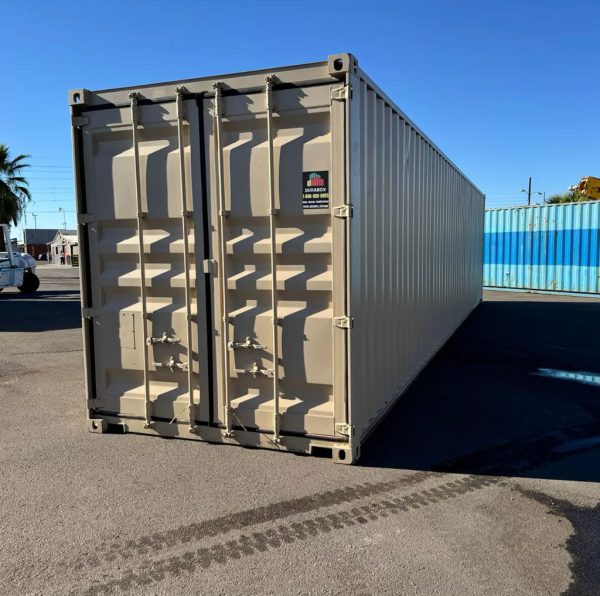 40ft shipping container with man door - Image 9