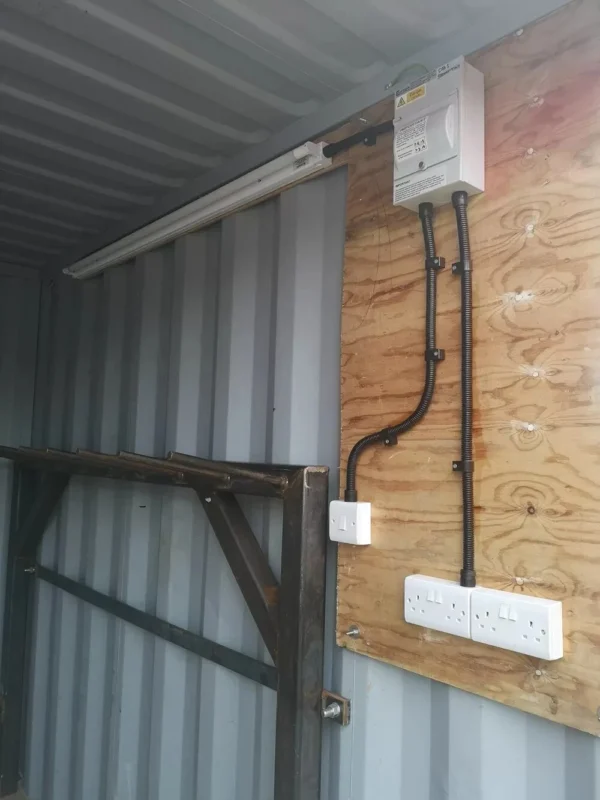 10 ft x 8 ft Rigging Loft / Tackle Store / Steel Storage Container ...
