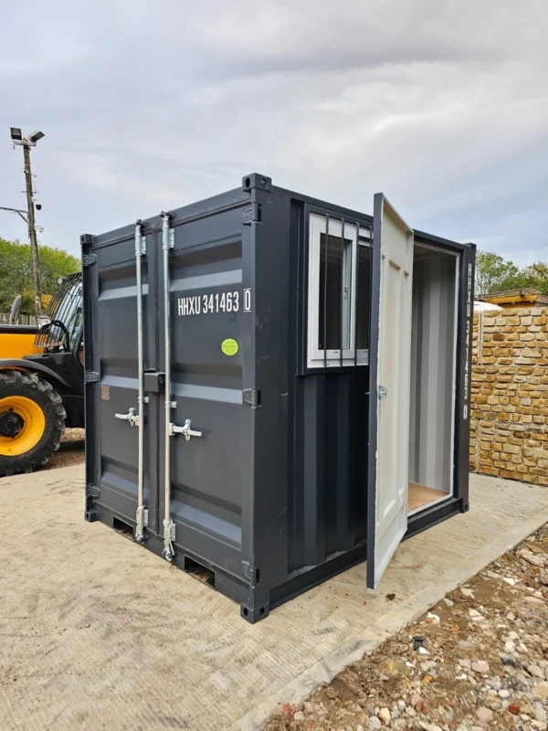 8′ Shipping Container Site Safe Lock Up Box Toolbox 8ft Workshop Shed ...