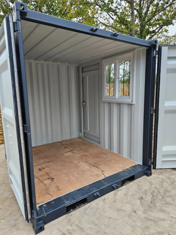 8′ Shipping Container Site Safe Lock Up Box Toolbox 8ft Workshop Shed ...