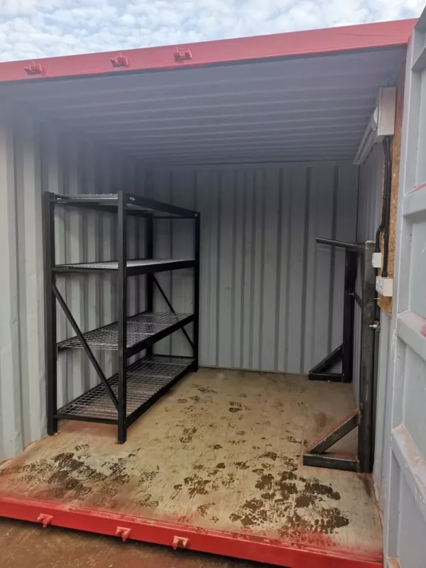 Stocked Rigging Container 10 ft x 8 ft Rigging Loft / Tackle Store / Steel Storage Container ...